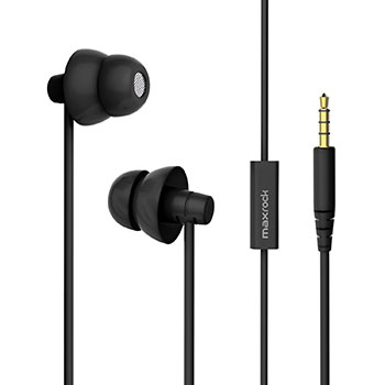 9-MAXROCK-(TM)-Unique-Total-Soft-Silicon-Super-Comfortable-Sleeping-Headphones-with-Mic