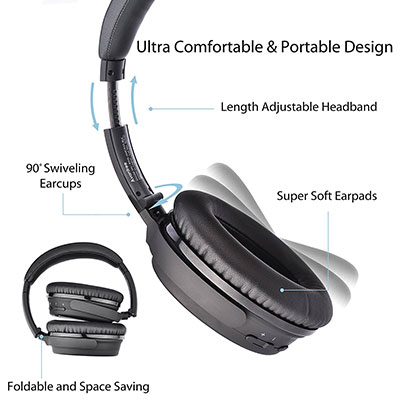 Avantree-Active-Noise-Cancelling-Bluetooth---features