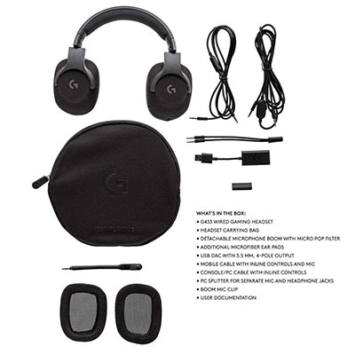 Logitech-G433-Headphone-complete-package