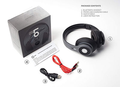iJoy-Matte-Finish-Premium-Rechargeable-Wireless-Headphones-complete-package