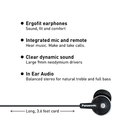 Panasonic-ErgoFit-In-Ear-Earbuds-Headphones-RP-TCM125-K-features