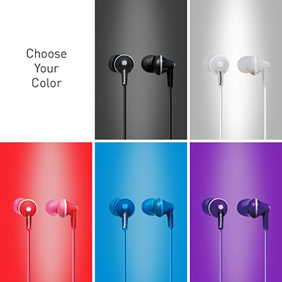 Panasonic-ErgoFit-In-Ear-Earbuds-Headphones-RP-TCM125-K-multiple-colors